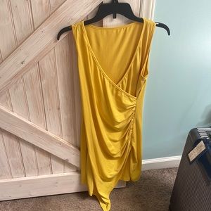 Amazon low cut no name dress. Yellow. Would fit size M/L